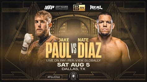 wann kämpft nate diaz gegen jake paul|Jake Paul vs Nate Diaz: Übertragung, Uhrzeit,。